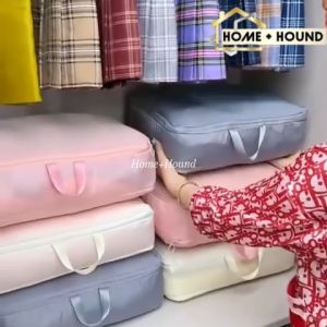 HOME+HOUND 1Pc Portable Waterproof Travel Bag Multi-purpose Storage Bag Large Capacity Space Organizer Home Clothes Self-compression Bag Space Saving Durable Moving Bag Portable Bag Self-compression Cup Storage Bag Vacuum Storage Bag Moisture-proof