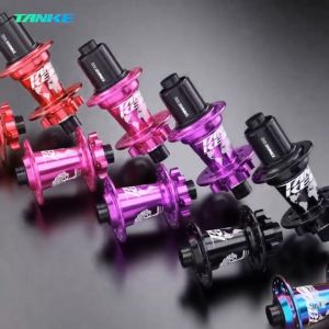 TANKE MTB Hub 6Paw 120 Sound 4 Bearing 28 Holes 32 Holes-pink Quick Release Thru-Axle Exchange Disc Card Brake Bike Front/Rear Bicycle Hubs 8/9/10/11/12 Speed