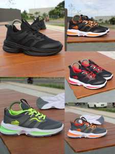 Sneakers Gumers Sepatu Pria dan Wanita Sport Santai Olahraga Sepatu Lari Senam Jogging Running - Bahan Import, Sol Karet Lentur, Ringan dan Anti Selip (REALPICT) - Pengiriman Terpercaya