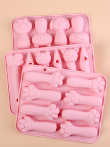 Mold Kẹo Chocolate DIY Chất Liệu Silicon Cấp Thực Phẩm Chịu Nhiệt Độ Cao Mould Nướng Baking Cartoon Trung Quốc Phong Cách