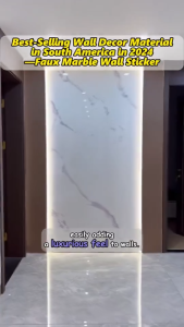 Large 300cm x 120cm Flexi Marble Sheet Imitation Ceramic Wallpaper Dinding TV Papan Latar Belakang