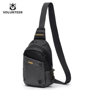 VOLUNTEER | Mens Small Phone Casual Sports Crossbody Bag Chest Pack