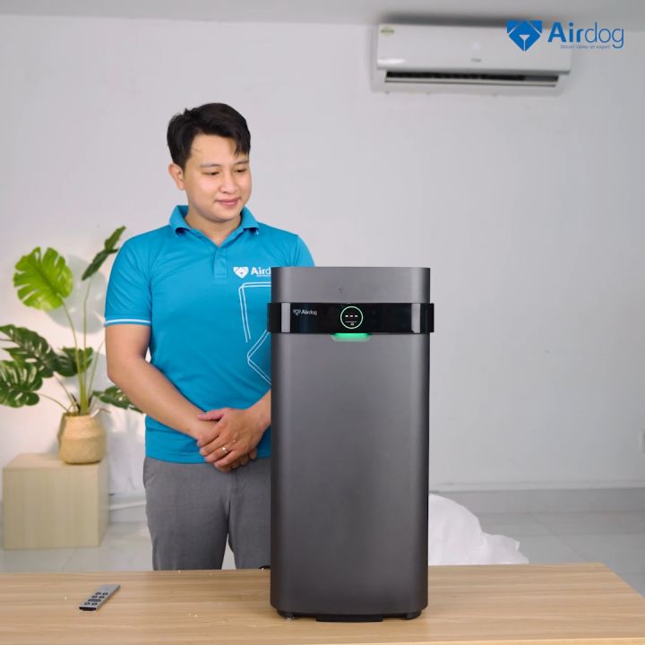 Máy lọc không khí Airdog X5D màu đen - Phiên bản Nhật Bản - Bảo hành ...