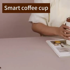 Tumbler Stainless Botol Minum 460 ml Suhu Digital LED Gelas Termos Air Kopi Panas