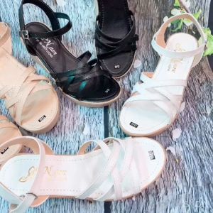 Giày cao gót đế xuồng 5p quai mảnh đan chéo X009