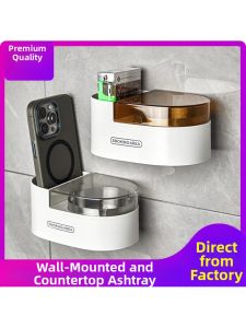 Desktop and Wall-Mounted Ashtray Indoor Use
