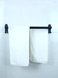 【PLAYFUL】30% OFFER!!! Bathroom Towel Rack Towel Hanger Kitchen towel holder Wall Mounted Double Towel Bar Hook