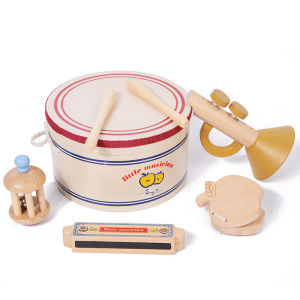 Baby Musical Instrument Mini Wooden Trumpet Toy