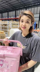 ตะกร้าอเนกประสงค์มีหูหิ้ว ตะกร้าใส่ของเตรียมคลอด โดเรม่อน ลายการ์ตูนลิขสิทธิ์แท้