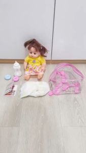 [KST] Boneka Interaktif Mainan Pipis Ketawa Nangis Aksesoris Kado Ulang Tahun Anak Perempuan