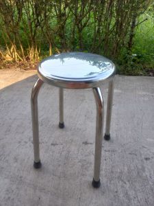 ghế inox cao 50cm. inox 201 inox 304.