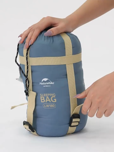 Naturehike LW180 Sleeping Bag Portable Camping Outdoor Hiking Mini Envelope Breathable Ultralight Comfortable Foldable Waterproof Spliced Sleeping Bag