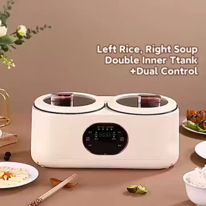 4L Double-chamber electric rice cooker with intelligent multi-function automatic reservation and dual-purpose pressure rice cooker