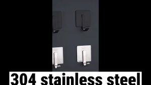 Kitchen Bathroom Accessories Self Adhesive Wall Hooks Stainless Steel Kitchenware Storage Hook