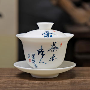 Cốc Trà Gốm Sứ Cao Cấp Có Nắp Đậy Phong Cách Trung Hoa Cổ Điển Cốc Trà Gốm Sứ Thủ Công Trung Quốc Đồ Dùng Ăn Uống