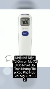 Nhiệt kế đo trán Omron MC-720 (Trắng)