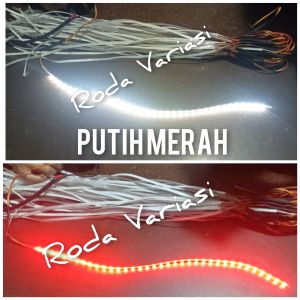 LED Cumi Plat Nomor 45 Cm 2 Warna 12 Volt