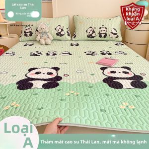 KAMONI | Drap Giường Lạnh Sợi Kẻ Mát Cho Giường Đơn Có Thể Giặt Máy
