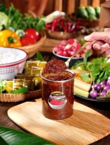 น้ำพริกตาแดง คุณเพ็ญศรี ไม่ผัดน้ำมัน สดใหม่ ไม่ใส่วัตถุกันเสีย