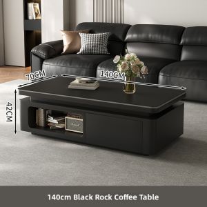 YIYOU | Stylish Internet Famous Design High-end Feel Modern Simple Rock Slab Coffee Table
