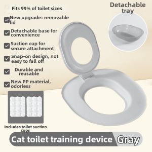 VOA | Odor-Proof Splash-Resistant Cat Toilet Training Aids