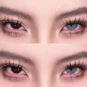 (COD)ESTONIA 1 pair cute contact  with solution best-selling color soft  Yearly Use 14.5mm