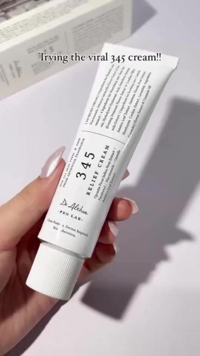 Dr.Althea 345 Relief Cream 50 ml.ครีมบำรุงผิวหน้า มอยเจอไรเซอร์เนื้อเจลบางเบา 50ml