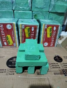 Sabun cuci batang hijau cap telepon 6batang efektif bersih harum