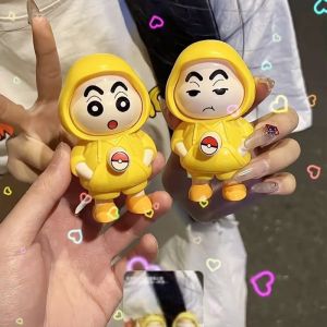 Búp bê thay đổi khuôn mặt Labubuku Kuromi Crayon Shin-chan Sáng tạo Móc khóa Búp bê Đồ chơi trẻ em