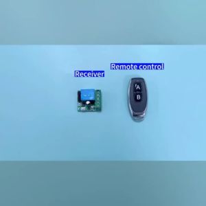 RF 433Mhz Wireless Remote Control Switch AC110V 220V 230V 10A 1channel Dry Relay Wireless Receiver for Garage door Fan light