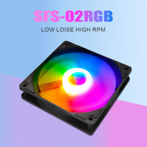 MANMU High Rpm Computer Pc Case Fan Radiator Cooling Fan Pc Case Fan White Black 120mm Pc Gaming