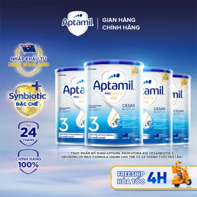 [MUA LÀ CÓ QUÀ] CB 4 Sữa bột Aptamil Profutura Kid Cesarbiotik New Zealand số 3 - SYNBIOTIC ĐẶC CHẾ dành cho bé từ 2 đến 6 tuổi