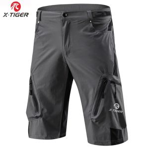 X-TIGER Mountain Bike Shorts Multi-Pockects Breathable Loose MTB Racing Motocross Cycling Pants Outdoor Waterproof Sports Pants