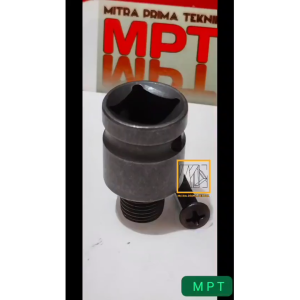 adaptor impact (drive 1/2 inch) ke kepala bor 13mm x1/2 inch