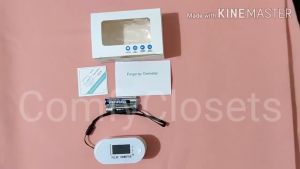 Blood Oxygen Finger Pulse Oximeter Digital Fingertip Finger Pulse Oximeter Digital Blood Oxygen Household LED Digital Fingertip Pulse Oximeters Blood Oxygen Saturation Heart Rate Health Monitor Portable Finger PR Monitor lk87