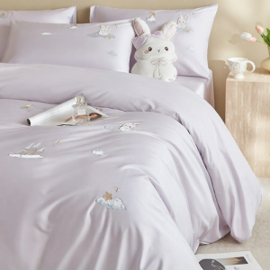shui yang | Water-like Long-staple Cotton Cartoon Embroidery Bedding Set