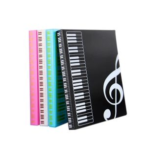 PLAYOU 80 Sheets A4 Music Book Folders Piano Score Band Choral Insert-type Folder Waterproof File Storage Product