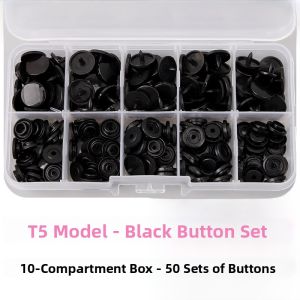 Baby DIY Clothes Resin Four Button Hidden Button Installation Tool Set Home Fabric Sewing Tools Kit Mother Button Kit