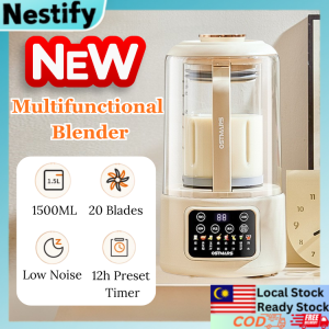 (Malaysia Plug) 1500ML OSTMARS Soy Milk Maker Multifunctional Wall Breaking Machine Ultra Quiet Juicer Blender Household 豆浆机破壁机