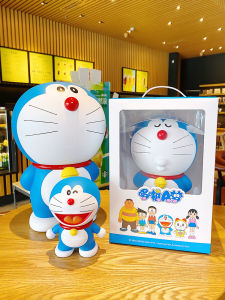 Large Size Dora a Dream Money Box Cat Attracting Cat Cute Home Decoration Gifts Collectible Static Figure from Japanese Anime