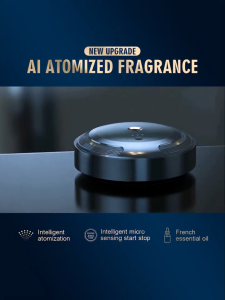 Yashinuo DIY Car Logo Smart Car Aroma Diffuser Car Fragrance Diffuser Smart Spray Air Freshener Essential Oil Luxury Car Interior Accessories Decorations With Essential Oils