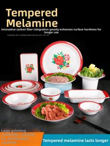 Melamine Break-resistant Round Plate