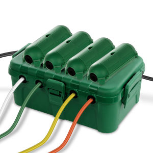Outdoor Waterproof Box and Outdoor Plug Cover Protect Extension Cord Electrical Connection Power Strip Holiday Light