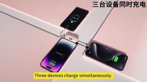 2 in 1 Mini wireless Power Bank 5000mAh Built In Iphone and type-c Cable pocket Power Bank External Battery Portable Charger For IPhone/Samsung/ Huawei Power Banks