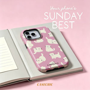 Potdemiel | Pink White Hydrangea For Case For iPhone 17 16 15 14 Plus 13 Pro Max Shockproof Hard Cover CaseChic