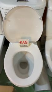 [HCM]Nắp đậy bồn cầu Linax KAG-NAP26T cho C117 C306 C108 nắp bồn cầu 2 khối nhựa TRẮNG dày bóng đẹp