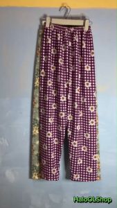 Celana Panjang Santai Wanita / Celana Tidur Panjang Wanita Bahan Babyterry Long Daily Pants
