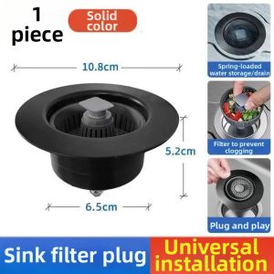 Drain Strainer for Sink Basin Odor Prevention