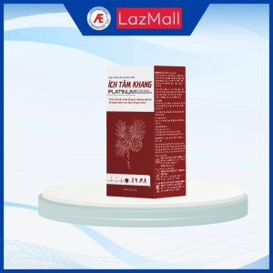 Ích Tâm Khang Platinum (1 lọ x 60 viên)  - hỗ trợ cải thiện biểu hiện và giảm nguy cơ đau thắt ngực do thiểu năng mạch vành