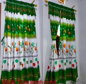 Gorden Tulip Pintu Jendela Serut Poni